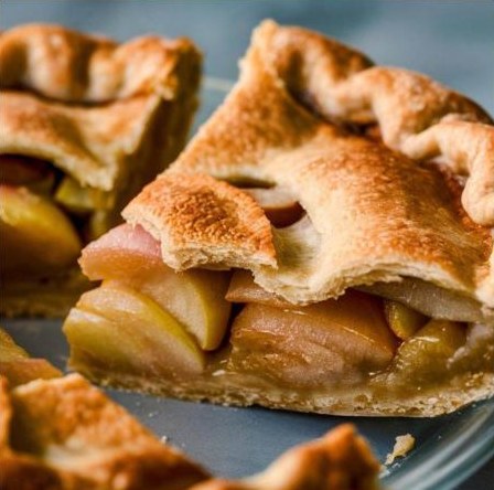 Fresh baked apple pie