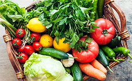 Produce department at Pete's Market