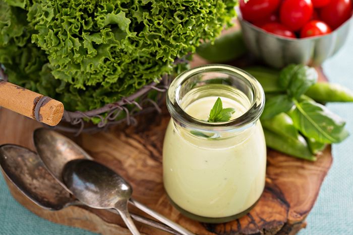 Avocado Dressing Salad